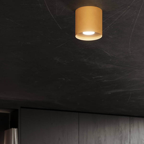 Downlight przysufitowa lampa Mika SL.1283 na korytarz złota