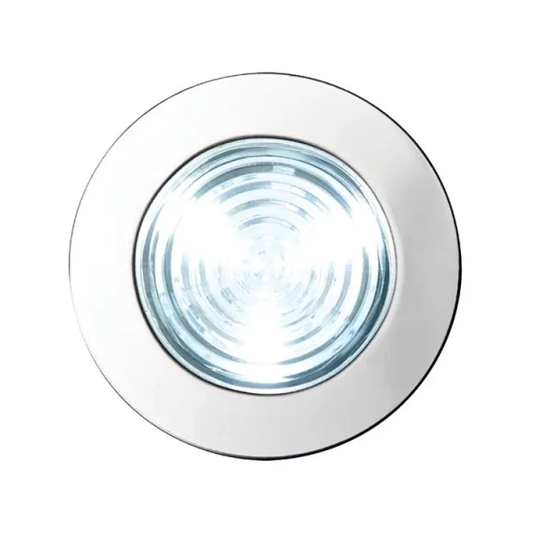 Zewnętrzne oczka wpusty 10 szt.IKON 76617 LED 0,75W 6500K IP67 srebrne