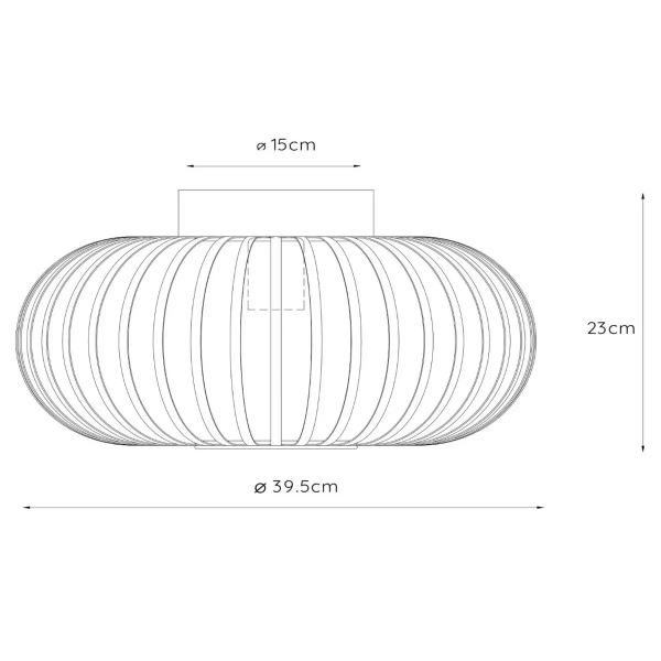 Sufitowa lampa druciana Manuela 78174/40/31 Lucide metalowa biała