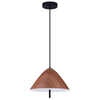 Wisząca lampa do jadalni CARAPARI LE44814 LED 17W 3000K drewniany