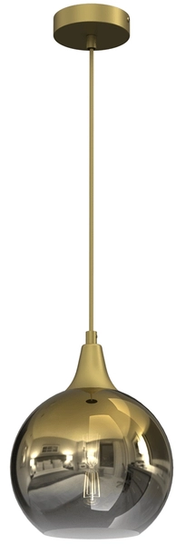 Lampa wisząca Monte MLP8400 ball nad stół przydymiona złota