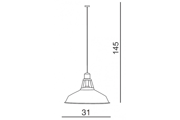 Loftowa lampa wisząca New Axel AZ1351 Azzardo nad wyspę czarna złota