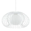 Druciana lampa wisząca MERSEY 5295 nad wyspę metalowa biała