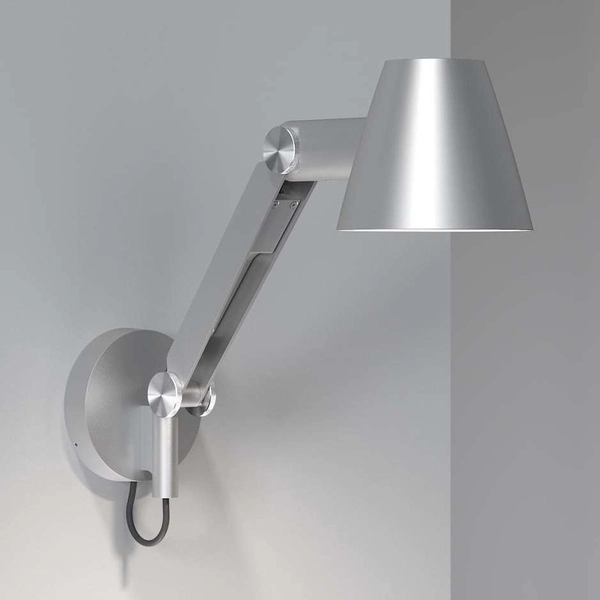 Kinkiet LAMPA ścienna CULT WALL 78371010 Nordlux DFTP regulowana OPRAWA metalowy reflektorek na wysięgniku szary