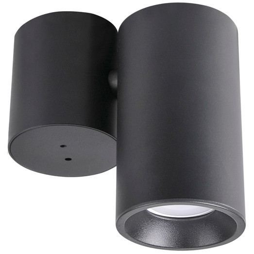 LAMPA sufitowa HOBRO 315403 Polux metalowa OPRAWA regulowana tuba czarna