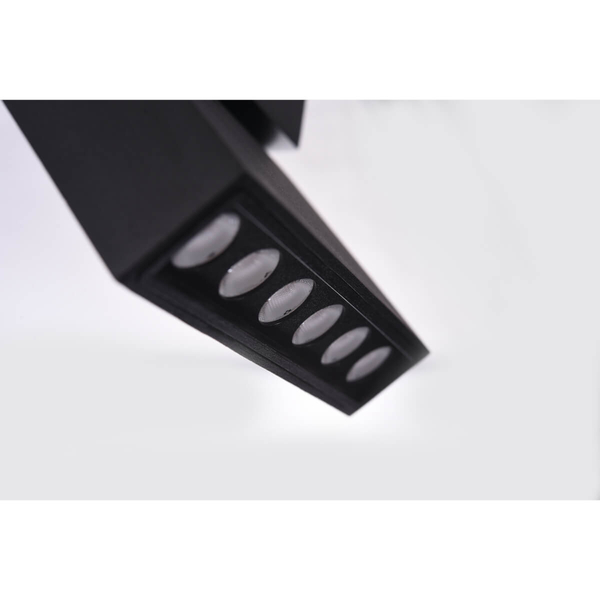 Ruchoma lampa Leon AZ3491 LED 12W 3000K czarna do 3-fazwego szynoprzewodu