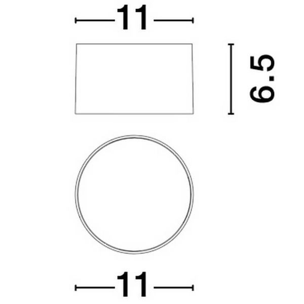 Jadalniana lampa przysufitowa ANGELA LE44387 LED 10W 3000K okrągła biały