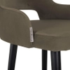 Metalowe krzesło barowe Antony S4588 SHITAKE SEVEN Richmond Interiors metalowe khaki