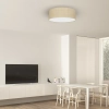 Ekologiczna lampa sufitowa MARSHALL MLP7488 do salonu beżowy biały