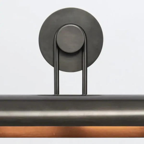 Industrialny kinkiet ścienny Wynwood QN-WYNWOOD-PL-M-UBZ do salonu czarny