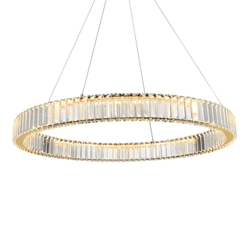 Pierścieniowa lampa wisząca SPARK AZ5790 Azzardo LED 72W 3000K złota