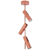 Salonowa lampa sufitowa Leda 3 41152 metalowe tubki ceglane
