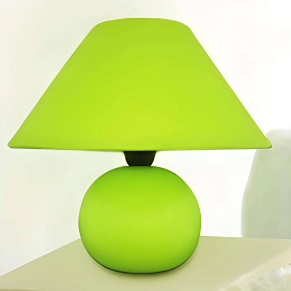 Stojąca lampa pokojowa Ariel 4907 na komodę ceramika zielona