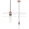 Loftowa lampa wisząca CLASSO DS-M-034 RED COPPER industrialna miedziany