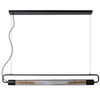 LAMPA wisząca CALIXT 05433/02/30 Lucide metalowa OPRAWA industrialny zwis czarny