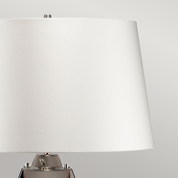 Lampa stołowa z abażurem Lena LENA-TL-L-PLUM-OWSS śliwkowa biała