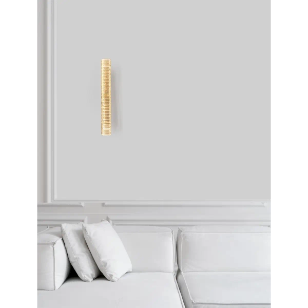 Ścienna lampa salonowa Bauta glamour LED 19W 3500K kinkiet złoty