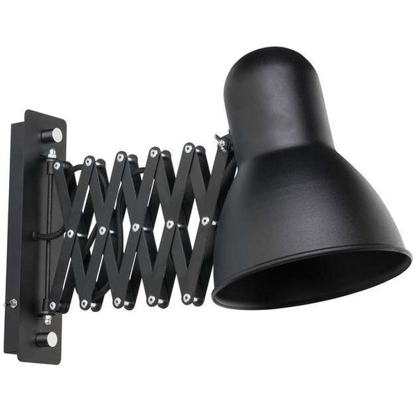 Nożycowa LAMPA ścienna HARMONY 9890 Nowodvorski industrialny kinkiet na wysięgniku czarny