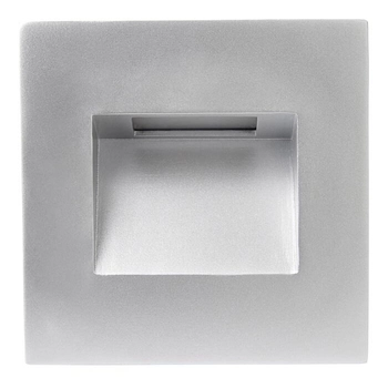 Ramka do lampy schodowej  Albus 99764 kwadratowa srebrna