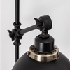Ścienna LAMPA industrialna CURICO LE41988 Luces Exclusivas metalowa OPRAWA kinkiet regulowany czarny