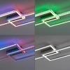 Sufitowa lampa na pilot FELIX srebrna 14635-55 1xLED 45W 2700-5000K RGB zmienna barwa