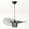 Zawieszana lampa Petti ABR-PETTI-70 Abruzzo falowana druciana czarna