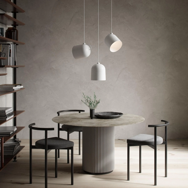 Wisząca lampa kuchenna Angle 2020673001 DFTP industrialna biała