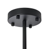 Metalowa lampa sufitowa Noe PLC0102-BK Yaskr do salonu tuby czarna