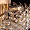 Sufitowa LAMPA glamour KAROLINA DIA120-06-G Maytoni kryształowa OPRAWA plafoniera okrągła pałacowa złota