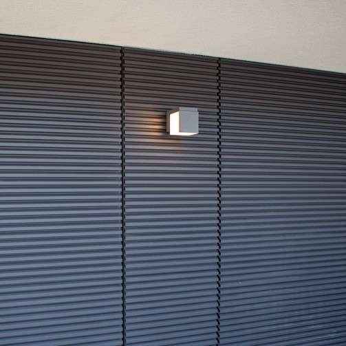 Lampa elewacyjna CUBA 5193803118 LED 12W 3000K kostka IP54 szara