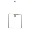 Wisząca lampa frame ORTIGA 5159 Shilo metalowa platynowa