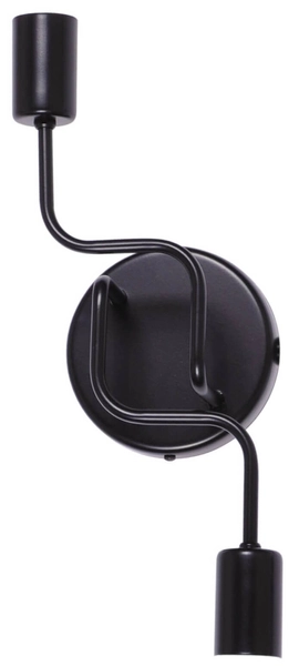 Lampa ścienna Peka K-3895 industrial do salonu czarna