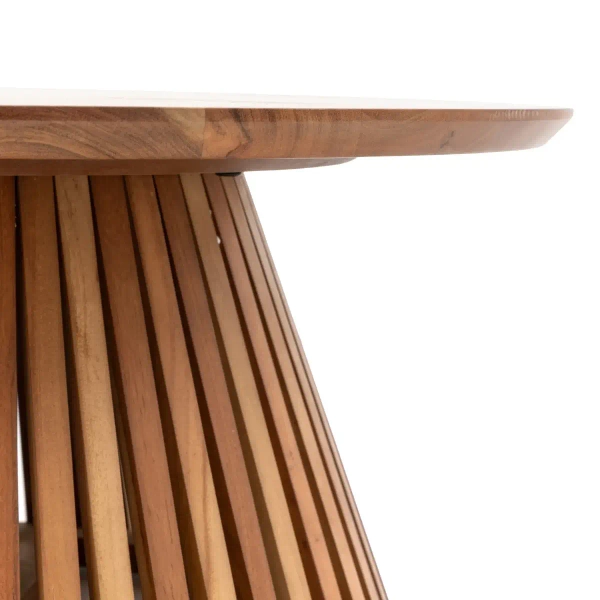 Stolik kawowy drewno Brookland 5059413699917 okrągły drewniany