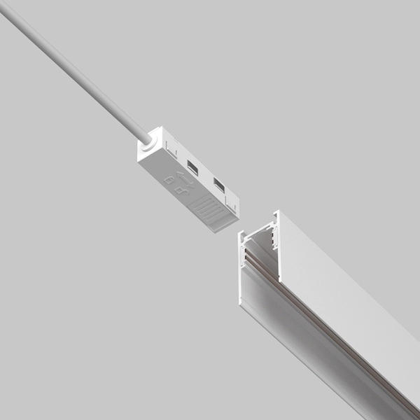 Wejście do zasilania magnetycznych szyn Exility TRA034B-42W-1 białe