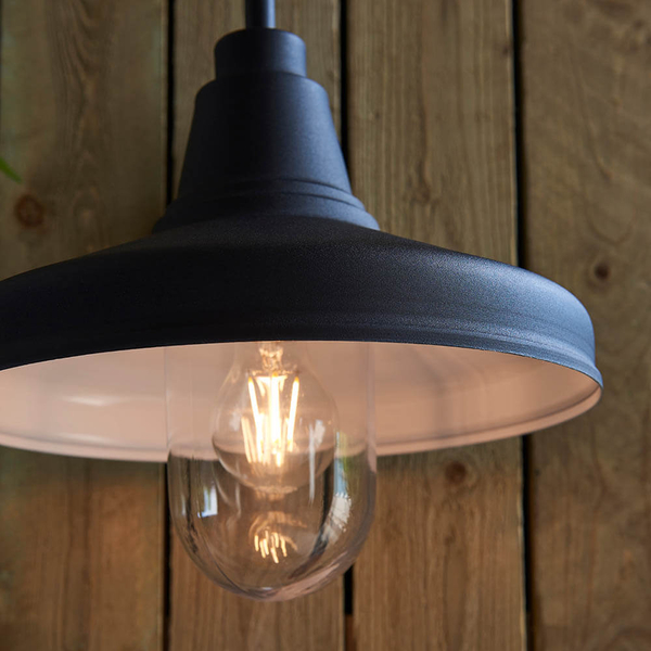 Elewacyjna lampa ścienna Farmhouse 95899 IP44 metalowa czarny