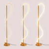Podłogowa lampa Spirali ABR-EOS-G-30W Abruzzo LED 30W 3000K wąż złoty