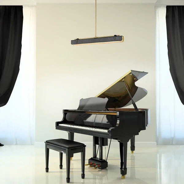 Lampa liniowa wisząca Valise QN-VALISE-LP80-VBS-TL LED 30W 2620K mosiądz
