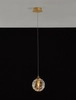 Lampa wisząca glamour LE42906 ball nad stolik złota