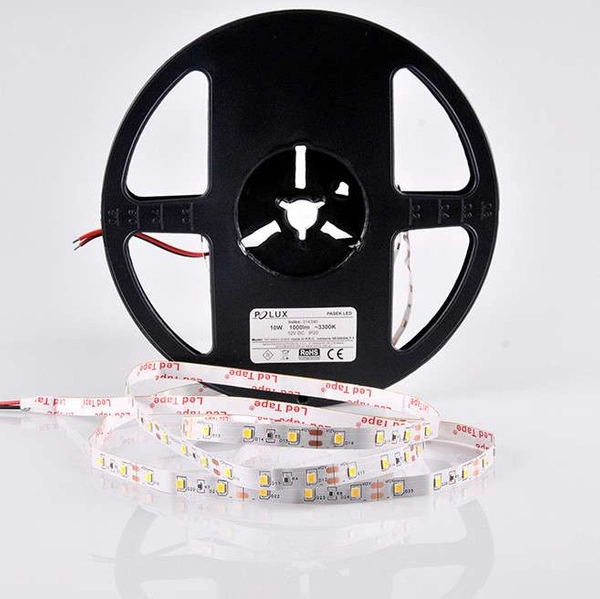 Taśma LED 314390 Polux 10W 3300K biała ciepła IP20 biała