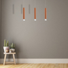 LAMPA wisząca COPPER ML985 Milagro metalowa OPRAWA zwis LED 15W 4000K listwa sufitowa miedziany