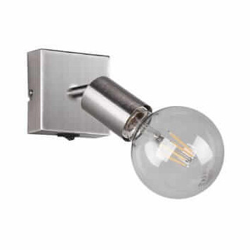 Ścienna LAMPA loftowa VANNES  R80181707 RL Light kinkiet OPRAWA metalowa reflektorek regulowany nikiel mat