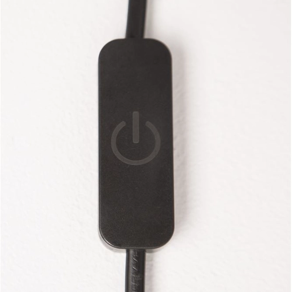 Ścienna LAMPA pierścień CHINU LE41607 Luces Exclusivas okrąga OPRAWA kinkiet LED 18W 3000K metalowy czarny