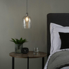 Lampa wisząca do salonu Hadano HAD0161-03 Dar Lighting przezroczysta chrom