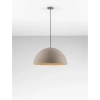 Zwisowa lampa do sypialni NAVIRTA LE45344 z żywicy brązowa