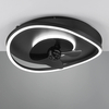 Sufitowa lampa z wentylatorem Sortland R67393132 LED 36W 2700-6500K czarna