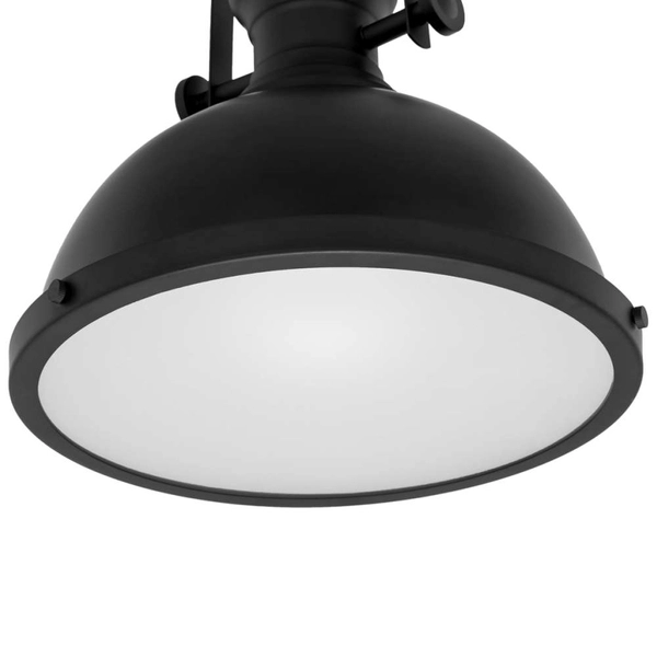 Industrialna LAMPA wisząca MAEVA MDM-2569/1 Italux metalowa OPRAWA zwis loft czarny