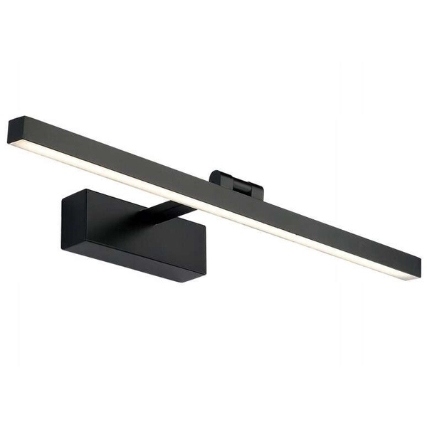 LAMPA ścienna SLP6584 MDECO metalowa OPRAWA kinkiet LED 14W 4000K listwa galeryjka czarna