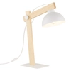 Drewniana lampka nocna Oslo 5347 TK Lighting rustykalna regulowana biała