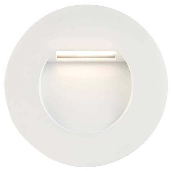 Ramka okrągła do lampy schodowej Albus 103853 biała