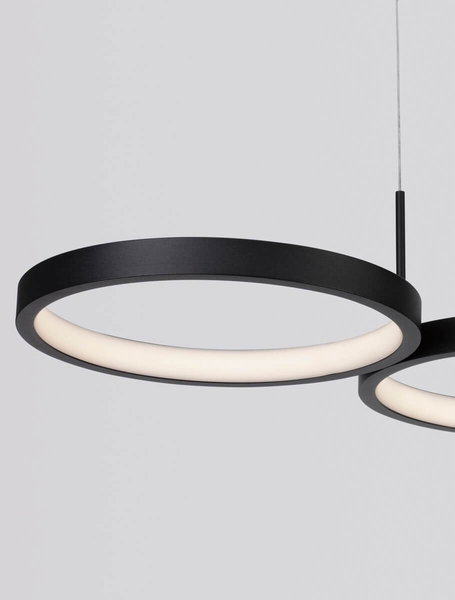 Designerska lampa wisząca GARCIA LE42829 Luces Exclusivas LED 41W 3000K czarna
